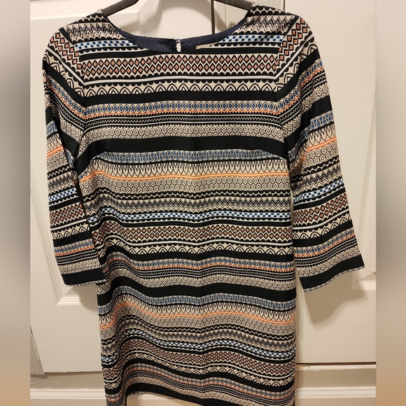 Multi-Color Patterned Dress - Picture 2 of 4